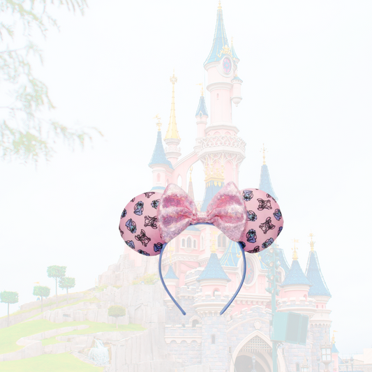 Disney’s Mickey Mouse And Minnie Mouse Print Ears Headband